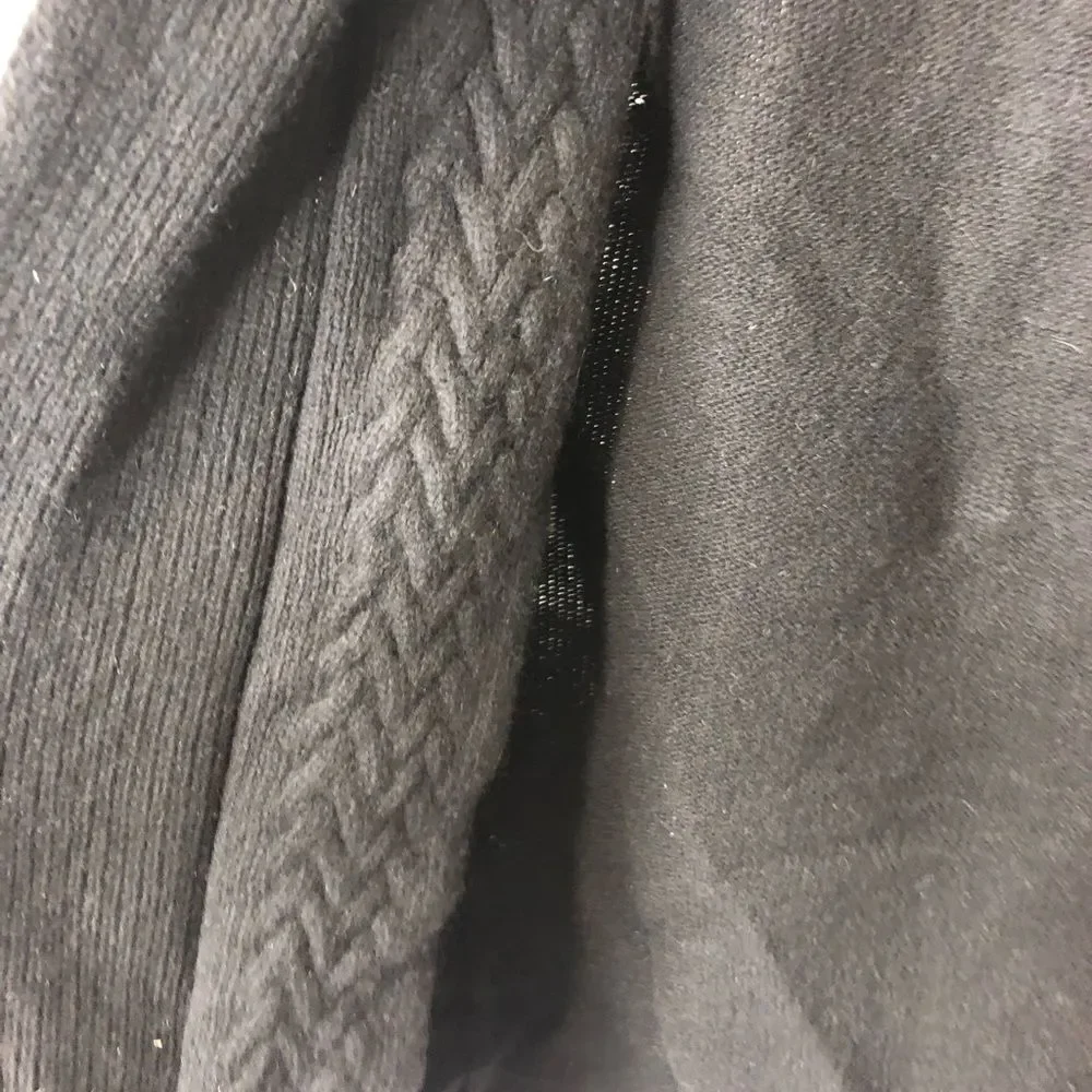 NWT Joan Vass wool blend black sweater vest, size large - Picture 5 of 12
